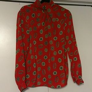 Anna Kriste Multi Colored Vintage Blouse